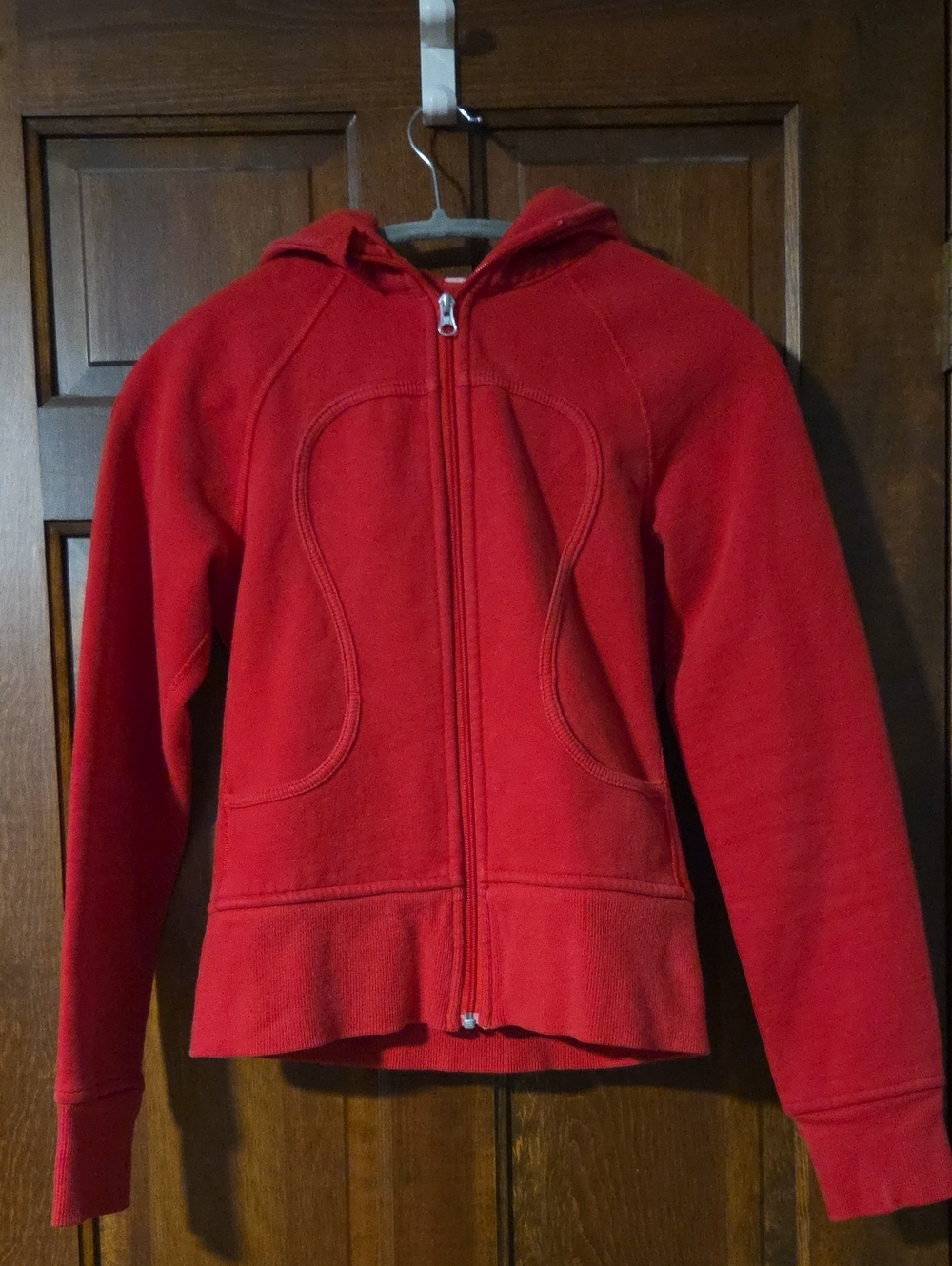 Vintage lululemon athletica Kids Red Hooded Zip Jacket